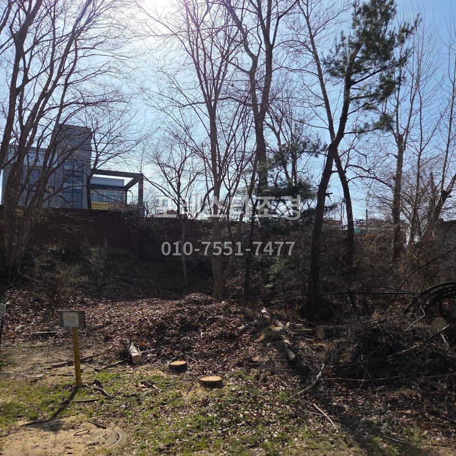 안산 고사목 제거 후 단지 화단