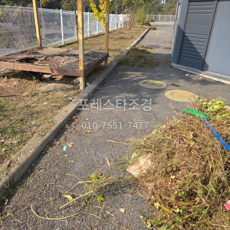 용인 벤 풀 모아 치우기